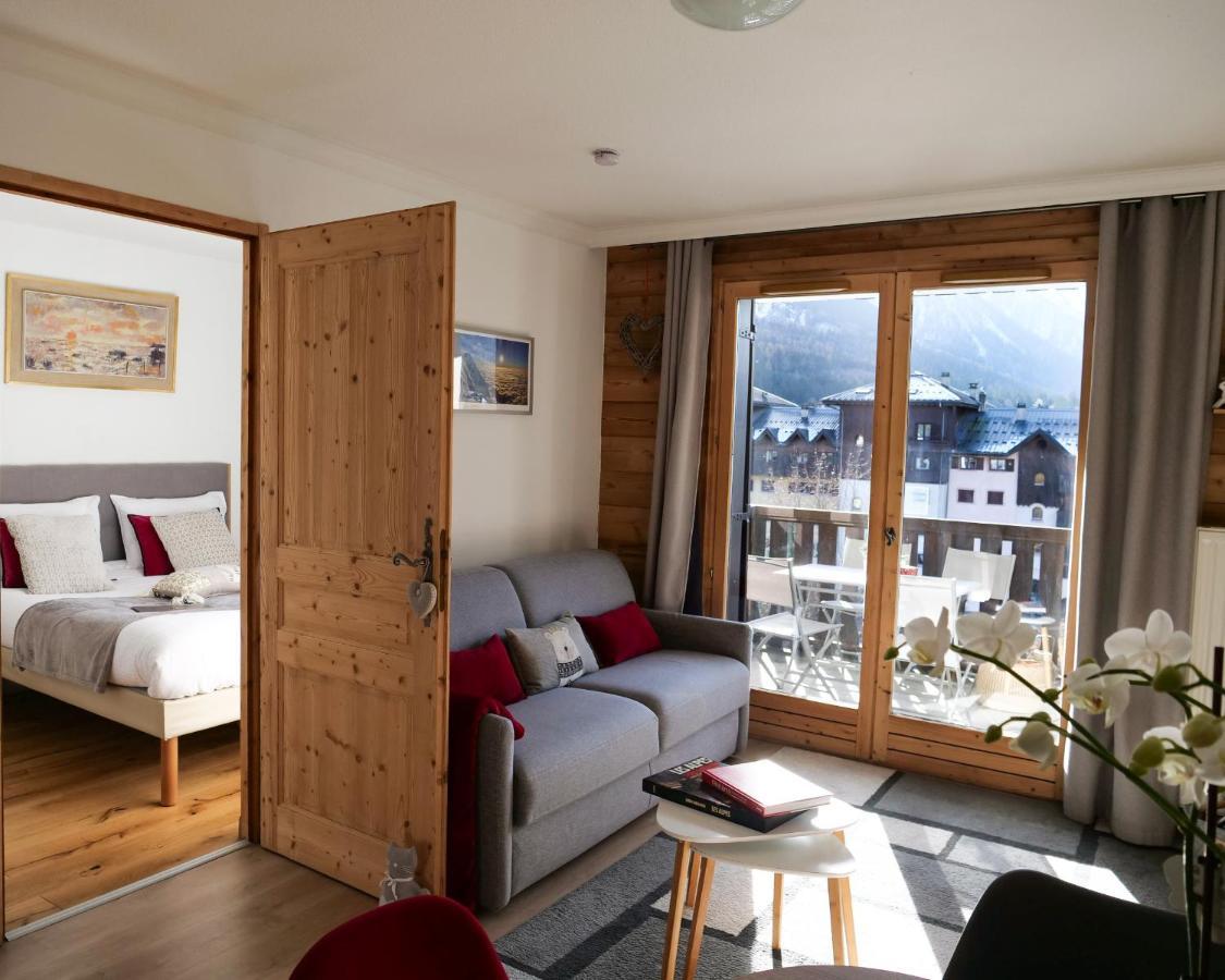 Appartamento Mont Blanc 43, Vue Mont Blanc , Balcon, Parking Chamonix Esterno foto